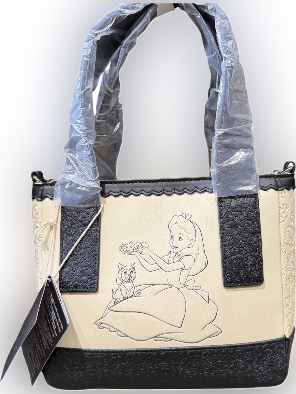 Loungefly Disney Alice in Wonderland Mini Tote Crossbody Bag